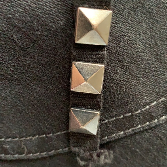 Armani Exchange denim zip front mini skirt - Picture 14 of 14